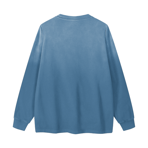 Gradient Vintage Washed Long Sleeve Tee - 270 GSM Gradient Vintage Washed Long Sleeve Tee - 270 GSM