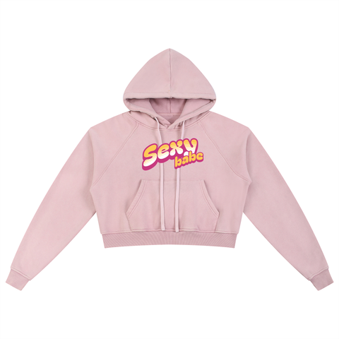 Snow Washed Cropped Hoodie Snow Washed Cropped Hoodie