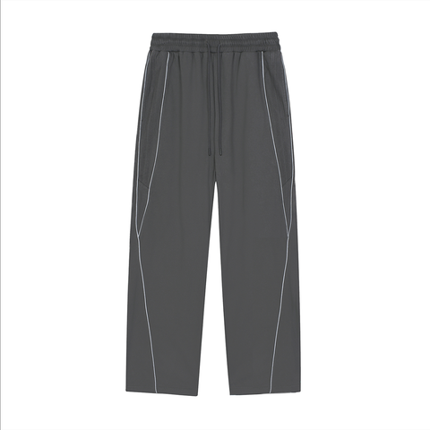 Reflection Striped Straight-Leg Sweatpants Reflection Striped Straight-Leg Sweatpants