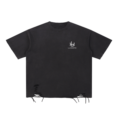 Snow Washed Raw-Hem T-Shirt Snow Washed Raw-Hem T-Shirt