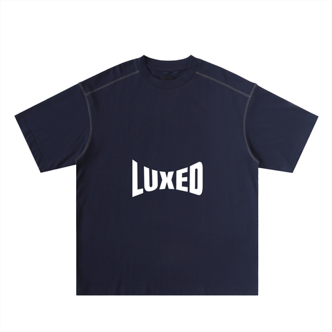Oversized Contrast-Stitched Cotton Tee Oversized Contrast-Stitched Cotton Tee