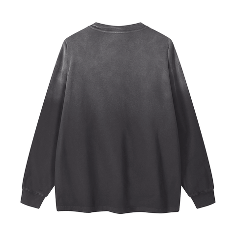 Gradient Vintage Washed Long Sleeve Tee - 270 GSM Gradient Vintage Washed Long Sleeve Tee - 270 GSM