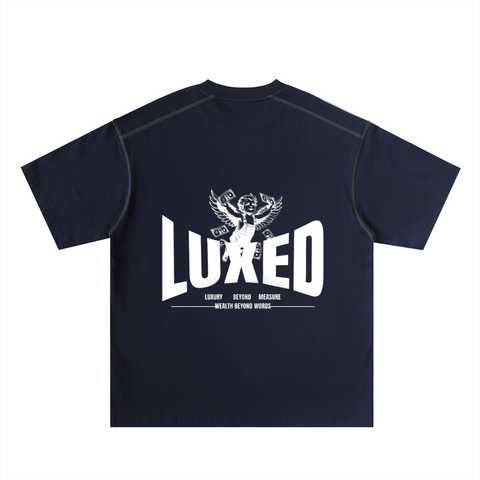 Oversized Contrast-Stitched Cotton Tee Oversized Contrast-Stitched Cotton Tee