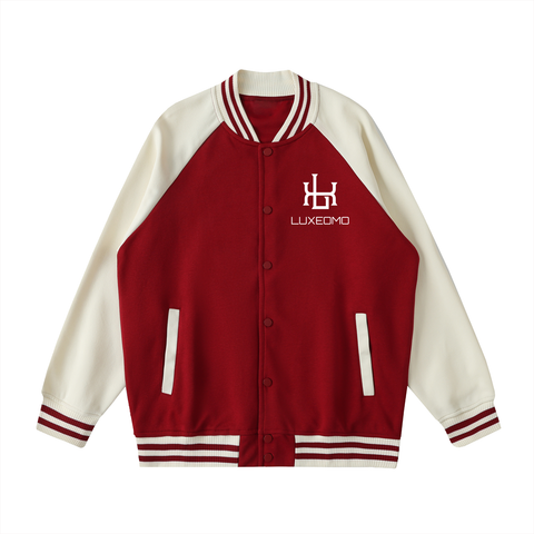 Two Tone Raglan Sleeve Varsity Jacket Two Tone Raglan Sleeve Varsity Jacket