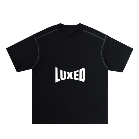 Oversized Contrast-Stitched Cotton Tee Oversized Contrast-Stitched Cotton Tee