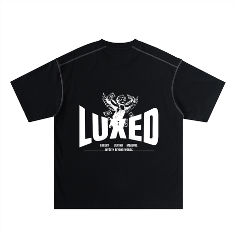 Oversized Contrast-Stitched Cotton Tee Oversized Contrast-Stitched Cotton Tee
