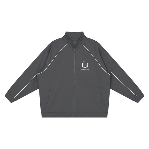 Reflection Striped Raglan Sleeve  Jacket Reflection Striped Raglan Sleeve  Jacket