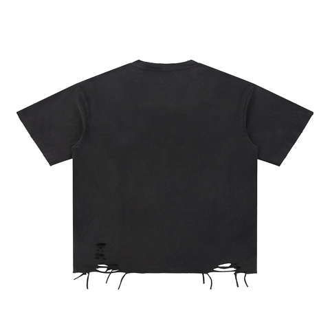 Snow Washed Raw-Hem T-Shirt Snow Washed Raw-Hem T-Shirt