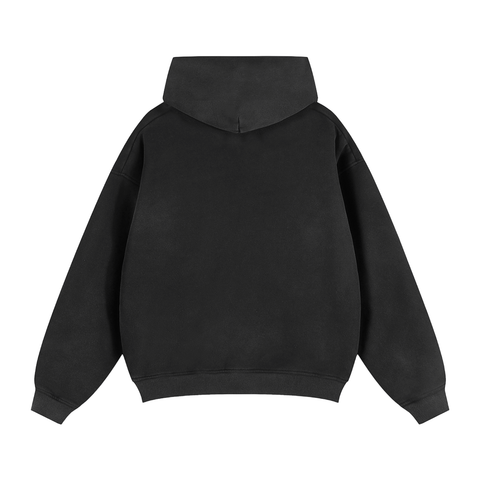 Luxe Two-way Zipper Boxy Fleece Hoodie Luxe Two-way Zipper Boxy Fleece Hoodie