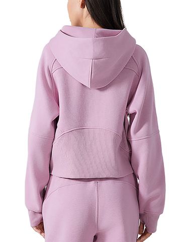 Cropped Half-Zip Hoodie Cropped Half-Zip Hoodie