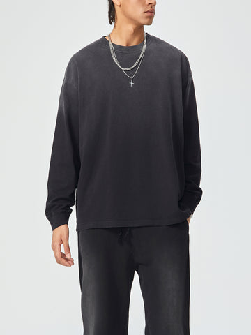 Gradient Vintage Washed Long Sleeve Tee - 270 GSM Gradient Vintage Washed Long Sleeve Tee - 270 GSM