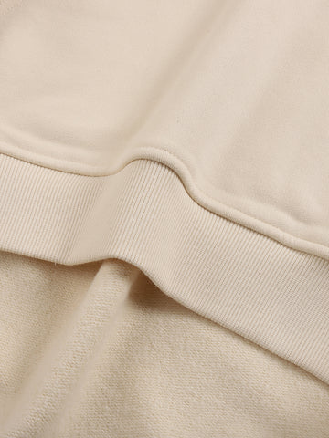 Fleeced High Neck Hoodie Fleeced High Neck Hoodie
