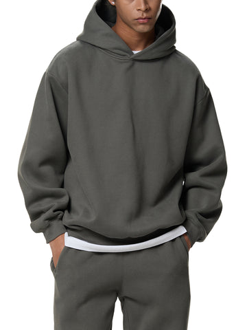 Fleeced Boxy Hoodie Fleeced Boxy Hoodie