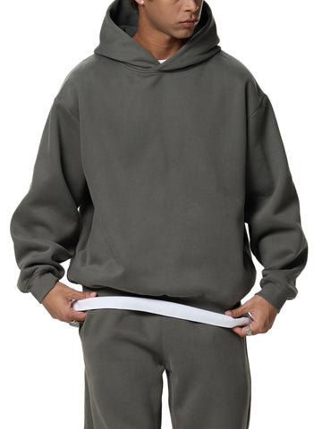 Fleeced Boxy Hoodie Fleeced Boxy Hoodie
