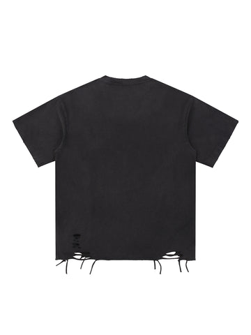 Snow Washed Raw-Hem T-Shirt Snow Washed Raw-Hem T-Shirt