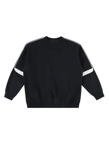 Oversized Crewneck Taped Sweatshirt Oversized Crewneck Taped Sweatshirt
