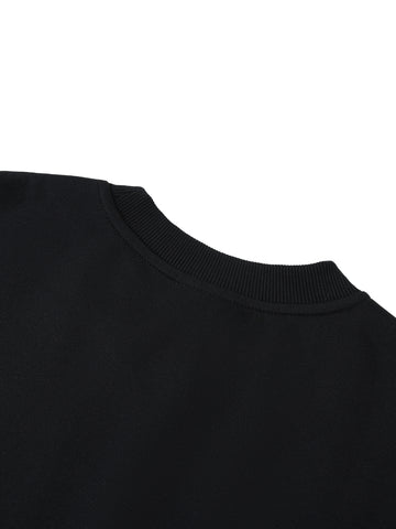 Oversized Crewneck Taped Sweatshirt Oversized Crewneck Taped Sweatshirt