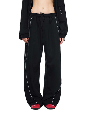 Reflection Striped Straight-Leg Sweatpants Reflection Striped Straight-Leg Sweatpants