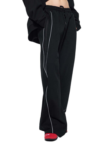 Reflection Striped Straight-Leg Sweatpants Reflection Striped Straight-Leg Sweatpants
