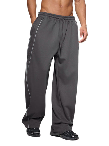 Reflection Striped Straight-Leg Sweatpants Reflection Striped Straight-Leg Sweatpants