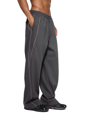 Reflection Striped Straight-Leg Sweatpants Reflection Striped Straight-Leg Sweatpants