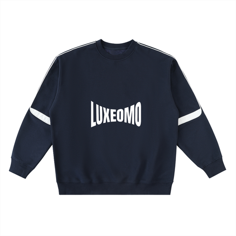 Oversized Crewneck Taped Sweatshirt