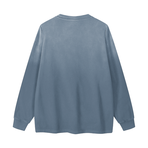 Gradient Vintage Washed Long Sleeve Tee - 270 GSM